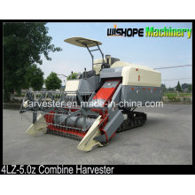 4lz-5.0 1800L Rice Tank Rubber Crawler Combine for Rice Wheat Rape Seed